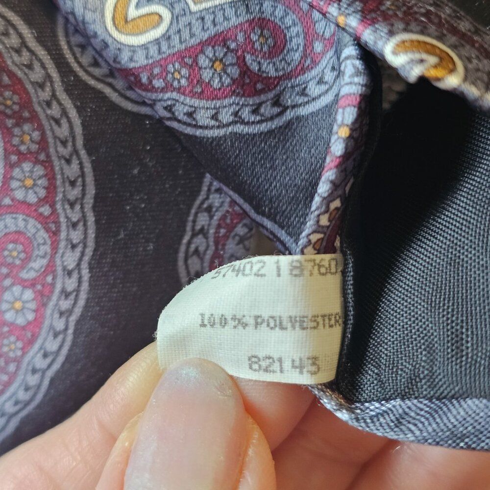 Vintage Wembley Starshine Paisley Tie - Picture 6 of 8